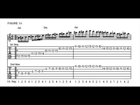 Satriani Picking Exercise 180 bpm Distorted Guitar #1