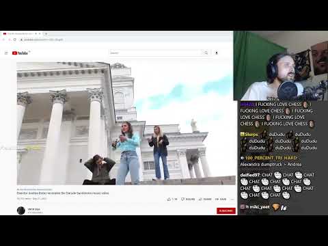 Forsen Reacts to Director Andrea Botez recreates the Darude Sandstorm music video