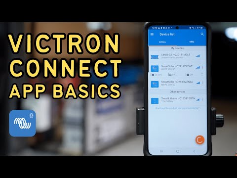 VictronConnect App Basics