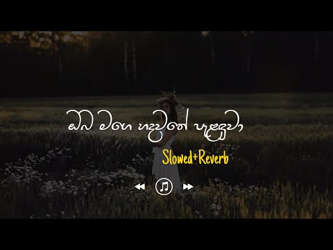 Oba Mage Hadawathe Palanduwa - ඔබ මගේ හදවතේ පැළඳුවා (Slowed+Reverb)