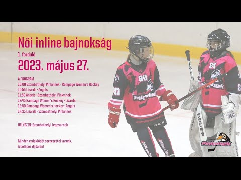 Női magyar inline bajnokság 1. forduló (élő közvetítés)