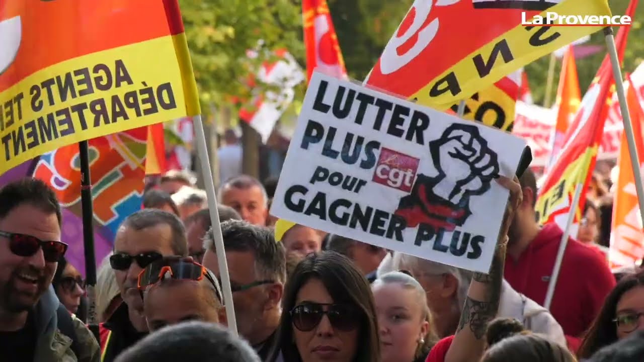 De Marseille à Avignon, ils manifestent pour une augmentation des salaires