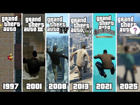 Falling From the Highest Points in ALL GTA Games (1997-2025)