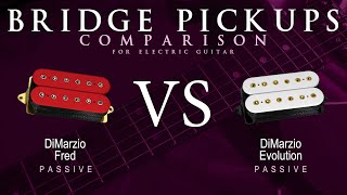 Video thumbnail for DiMarzio FRED vs EVOLUTION - Passive Bridge Guitar Pickup Comparison Tone Demo by Mike Stamper