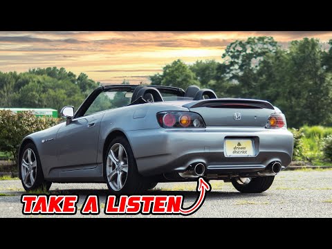 S2000 Invidia Q300 Exhaust TOP DOWN DRIVING SOUNDS!