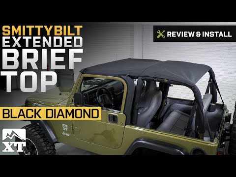 Jeep Wrangler Smittybilt Extended Brief Top - Black Diamond (1997-2006 TJ) Review & Install