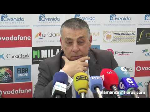 Rueda de prensa tras el Perfumerías Avenida - Sopron
