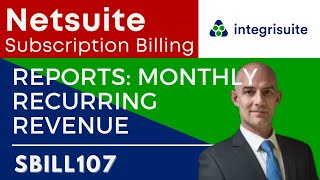 Netsuite Tutorial: Netsuite Subscription Billing | Monthly Recurring R