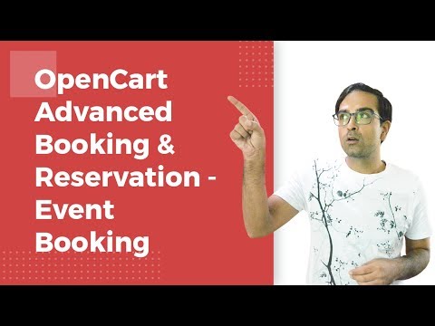 OpenCart Advanced Booking & Reservation | Event Booking