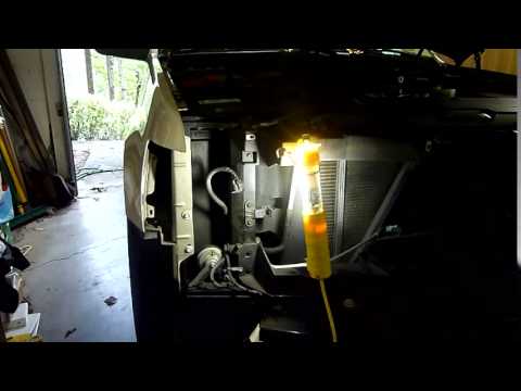 2007 Chevy Tahoe Suburban bumper off, Spyder headlamp replacement