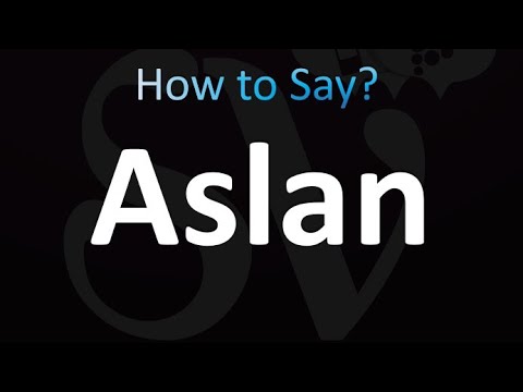 How to Pronounce Aslan (correctly!)