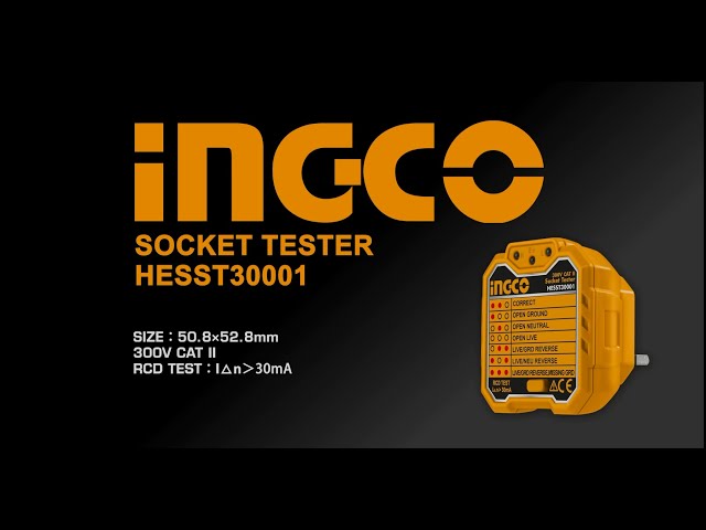 INGCO - فاحص قابس ، HESST30001