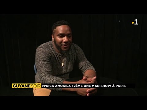 M'Rick Amokila un nouvel humoriste guyanais rencontre le succès à Paris