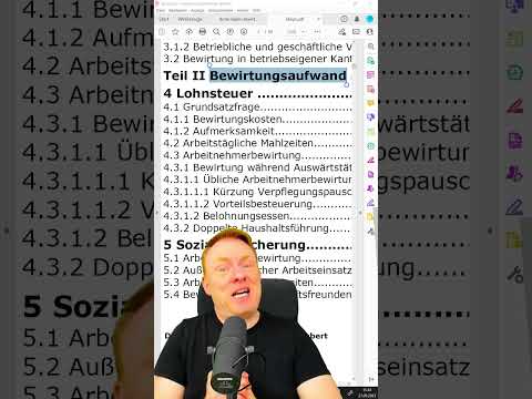 Kürzung Verpflegungspauschale - Bewirtungsaufwand und Lohnsteuer - Klausurtipp 17