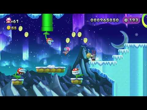 Nabbit Hunt ~ Fire and Ice ~ Frosted Glacier-3 - New Super Luigi U - New Super Mario Bros. U Deluxe