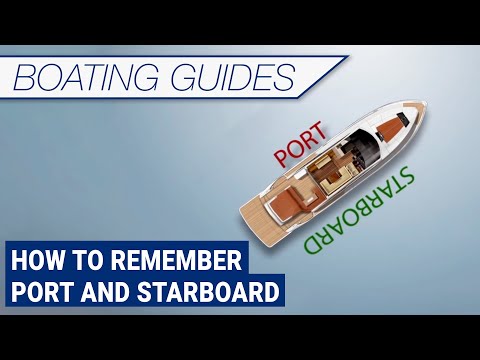 How to remember port and starboard