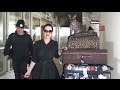 CUTE CAT ALERT Dita Von Teese Gives Her Cat Aleister A Ride At LAX