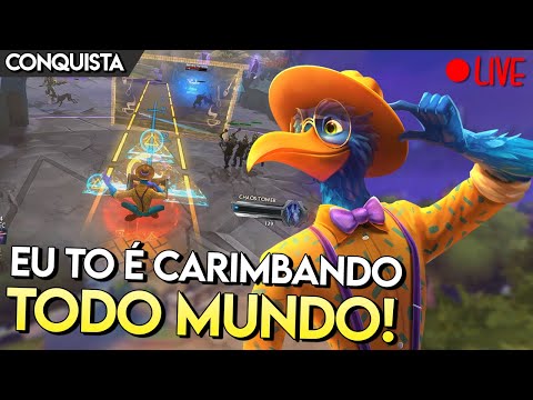 PARTIDA INTENSA! TO CARIMBANDO TODO MUNDO! THOTH MID - Master Ranked Conquista - Smite BR