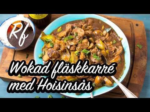 Wokad fläskkarré med Hoisinsås