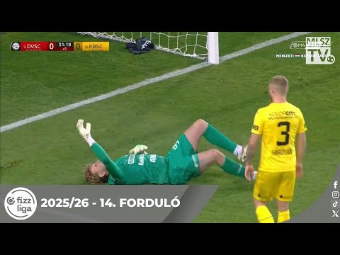 DVSC – Kolorcity Kazincbarcika SC | 2-1 | (0-0) | Fizz Liga | 14. forduló | MLSZTV