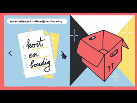 Onderwijsvernieuwing in Leiden: het onderwijs bepaalt zelf hoe!