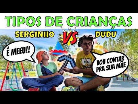 TIPOS DE CRIANÇAS NO PARQUINHO | PEDRO MAIA