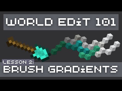 [Minecraft Tutorial] World Edit 101: Brush Gradients