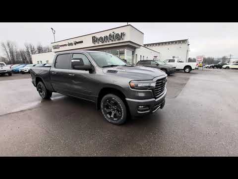 2026 Ram 1500 Sport 4x4 Crew Cab 6'4" Box in Gray for sale at Frontier Chrysler Dodge Jeep Ram Fiat Ltd. in Smithers, BC
