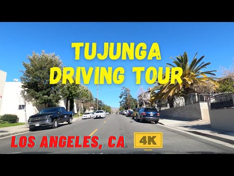 [4K] TUJUNGA Neighborhood Driving Tour - Los Angeles, California, USA - Travel Guide
