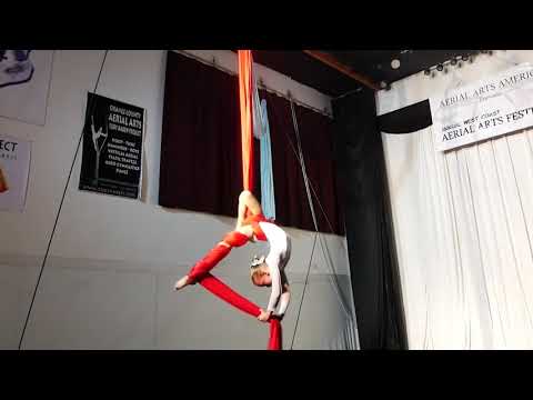 7th West Coast Aerial Arts Festival - 1st Tissu/Silks Amateur (7 – 10 yrs)