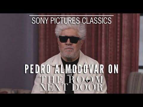 Thumbnail of the video: Pedro Almodóvar on THE ROOM NEXT DOOR