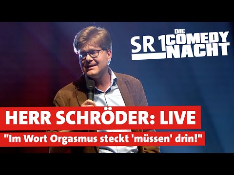MR. SCHRÖDER on French lessons: SR 1 Comedy Night