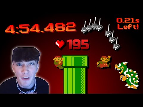 Super Mario Bros. Any% Speedrun in 4:54.482 *FWR*