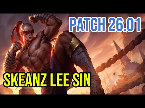 1,441 LP Lee Sin Jungle Full Gameplay | Challenger | Skeanz (SK Gaming) | Patch 26.01