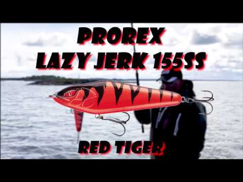 Vobler Daiwa Prorex Lazy Jerk 9cm 18g Ghost Gold Perch SS