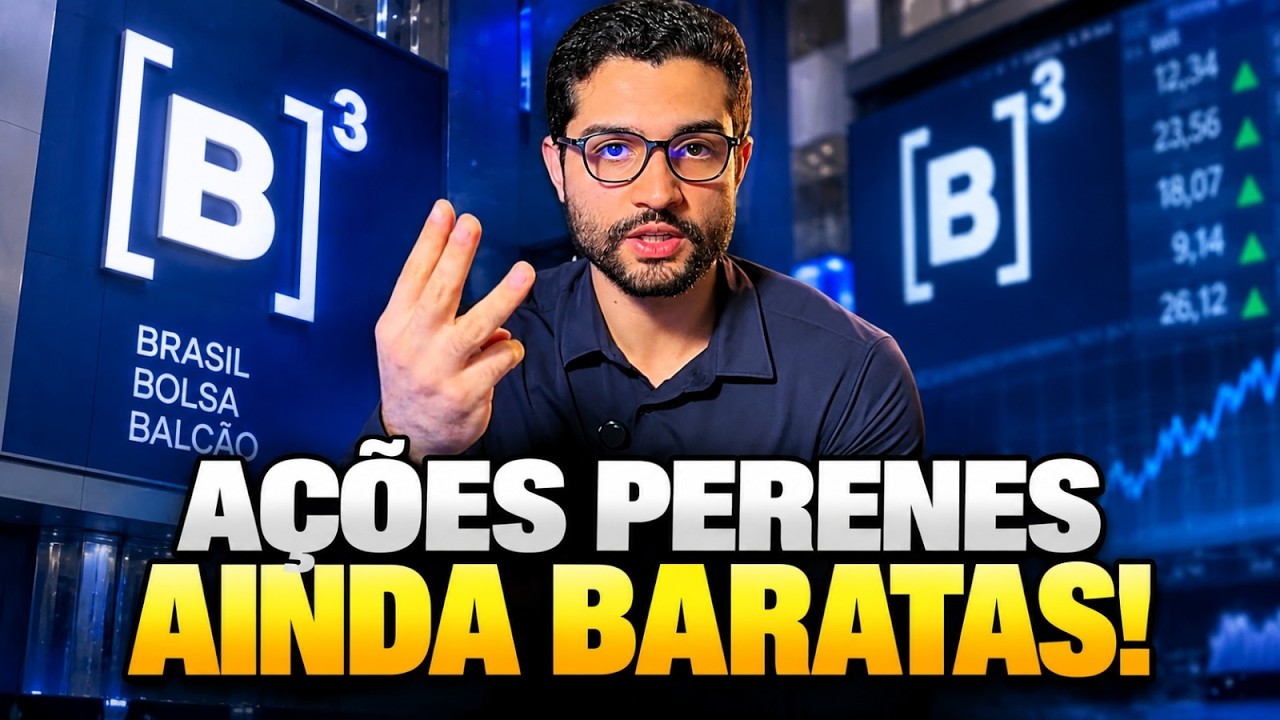 4 AÇÕES DE SETORES PERENES AINDA DESCONTADAS COM IBOVESPA ACIMA DE 185 MIL PONTOS