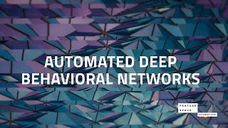 Automated Deep Behavioral Networks - a Featurespace innovation