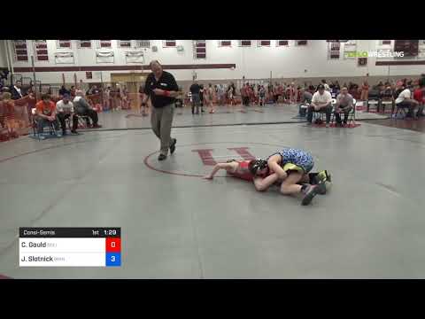 USAWNJ - Freestyle-Greco States/Schoolboy - FS 97 Consi-Semis - Christian Gould (Ecli) Vs. Jake Sl