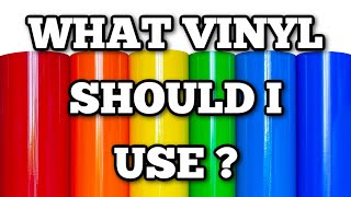 Which vinyl should I use All about HTV - Different types explained - beginner Cricut