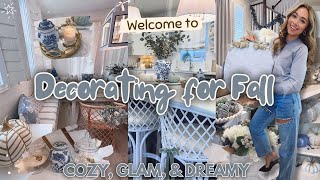 2025 FALL DECORATE WITH ME 🕯️🍁 My Cozy & Dreamy Fall Home Decorating Transformation!