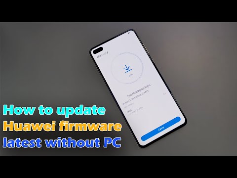 How to update Huawei firmware latest without PC