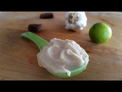 Lebanese Garlic Sauce - Toum - Garlic Sauce - Creamy Garlic Sauce For Chicken -