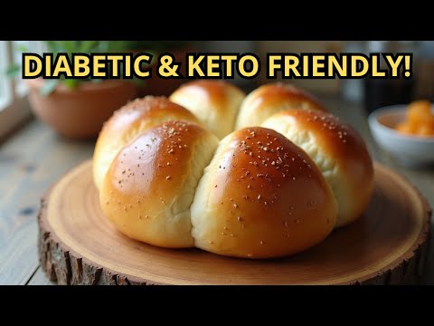 DIABETIC & KETO FRIENDLY CLOUD BREAD — No Guilt, No Flour, Just Delicious!