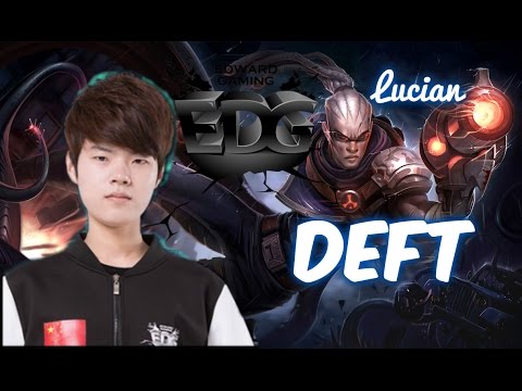 EDG Deft LUCIAN ADC vs Ashe Patch 5.17