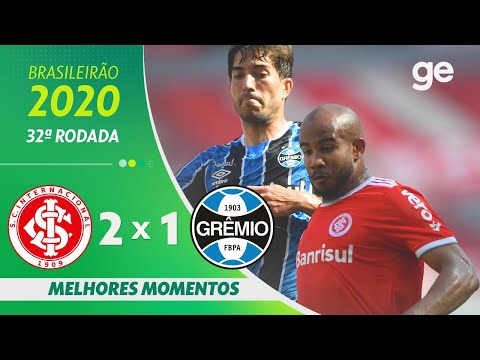 INTERNACIONAL 2 X 1 GRÊMIO | MELHORES MOMENTOS | 32ª RODADA BRASILEIRÃO 2020 | ge.globo