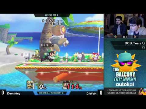 PM @ the Balcony 91 - Losers Top 8 ft. DJWoN (Mario, Meta Knight) VS Dumshiny (Dedede)