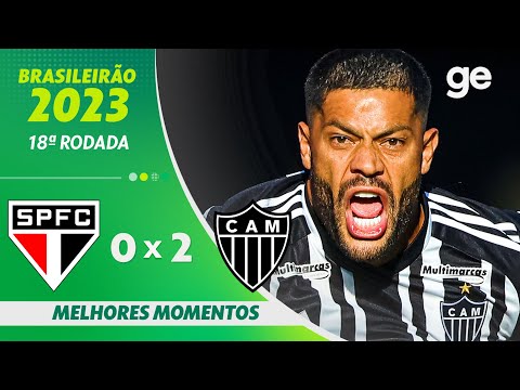 Gols e lances de São Paulo x Atlético Mineiro