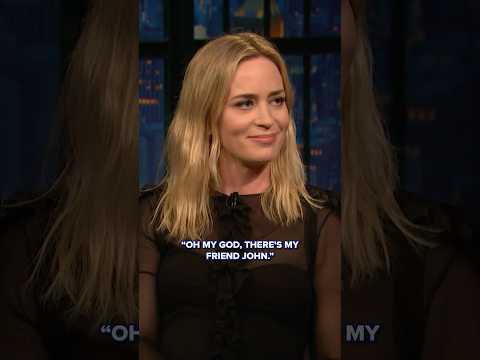 Emily Blunt tells the story of how she met John Krasinski