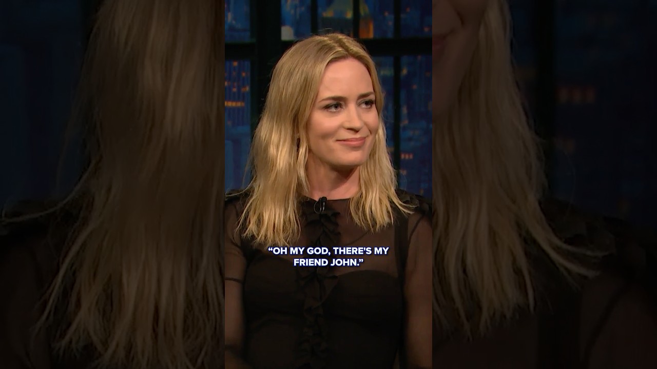 Emily Blunt recounts how she met John Krasinski