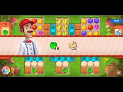 #Gardenscapes HARD LEVEL 729 NO BOOSTERS